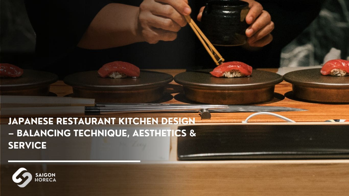 Japanese Restaurant Kitchen Design – Balancing Technique, Aesthetics & Service